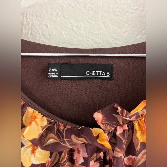 Chetta B Floral Dress size 24W Floral print beautiful dress - Picture 6 of 11